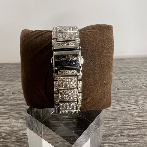 Michael Kors Crystal Stainless Steel Ladies Watch - Picture 7 of 7